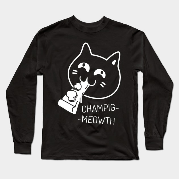 Champigmeowth Long Sleeve T-Shirt by Mayha